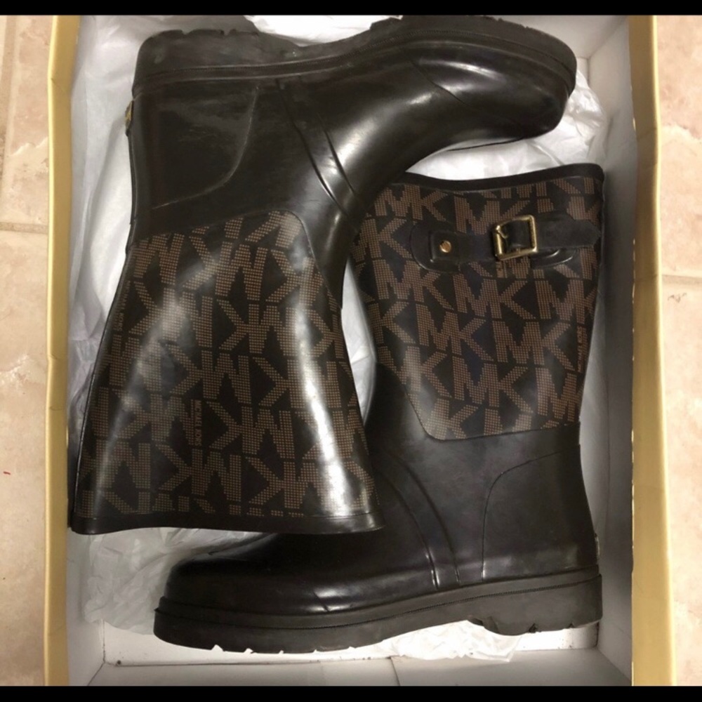 COPY - MK MID RAIN BOOTS